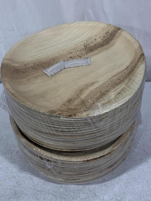 ECOSOUL PALM LEAF PLATES 10IN 50PLATES