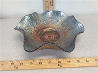 Carnival glass dish