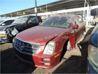 2008 Cadillac STS 1G6DW67V880103394 Red