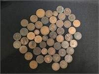 52 - MOSTLY 1800'S COINS