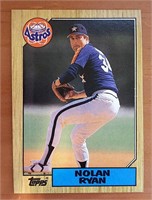 TEN (10) 1987 Topps #757 Nolan Ryan