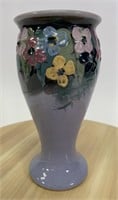 Weller Pottery Late Eocean Floral Vase 8"