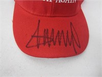 Donald Trump Signed Hat COA