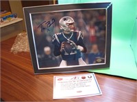 Tom Brady Signed Framed 8x10 Photo with COA