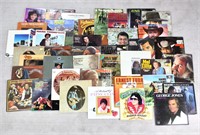 (40) Country Music Vinyl Record LP Albums