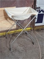 Vintage Folding Laundry Cart 42x18x32"