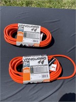 Two 25 foot extension cords new