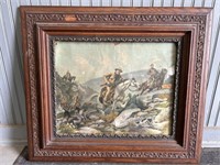 Antique Framed Theodore Roosevelt Photo Wall