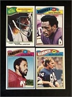 LOT OF (59) 1977 TOPPS NFL FOOTBALL PICTURE CARDS