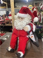 Seated Mailman Santa Claus