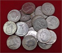 Full Roll (20) 40% Silver Kennedy - various dates