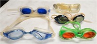 Swim Googles Used Kids 5 Pairs