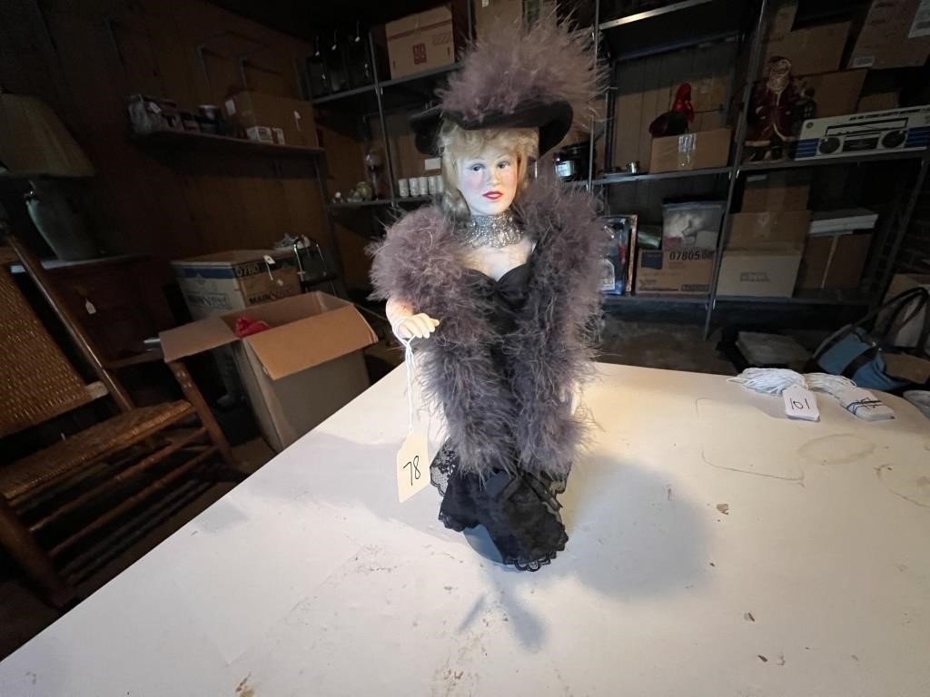 Vintage Mae West Doll