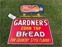 Gardner's Corn Top/Sof-Twist Bread 2 Sided Sign