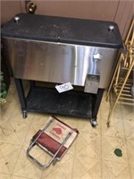 Stainless Ice Chest Drink Cooler (32" Wide)