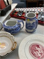 Copeland Spode Blue & White Pitchers