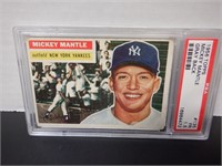 1956 TOPPS MICKEY MANTLE #135. PSA 1.5