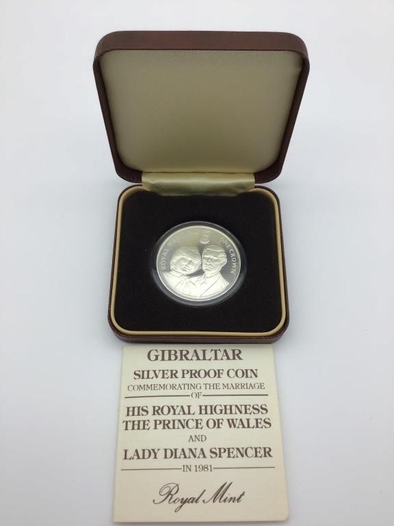 Gibraltar Proof Silver Coin