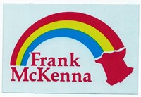 Frank McKenna New Brunswick Sticker