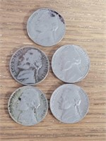 (5) 1946- 1964 NICKELS