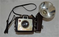Vintage Kodak Bakelite Camera & Flash