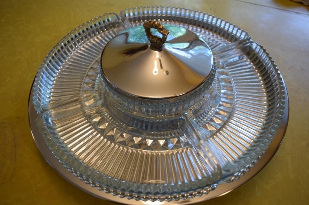 Serving Platter (Kromex Made in USA)