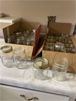 Pint and Half Pint Glass Jars
