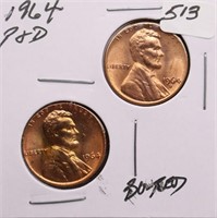 1964-P/D U.S. Cents
