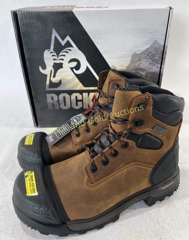 New 11.5W Men’s ROCKY XO-TOE Composite Toe Boots