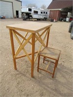 Work Bench with Small Stand.