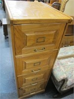 OAK FILE CABINET