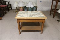Tile Topped Table