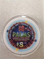 Palms $8  LTD. 1288 Casino Chip