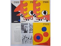 A Large Lot Of Alexander Calder Lithograph Portfo