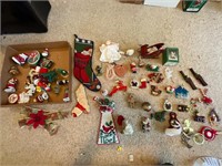 Assorted lot Christmas ornaments