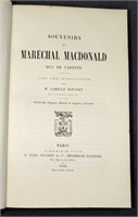 1892 Souvenirs Du Marechal Macdonald Hardcover