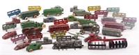 METAL TOY CARS, TRUCKS, TRAIN CARS & MORE - LOT OF