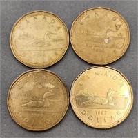 VTG Canada Dollar Coins 80s/90s