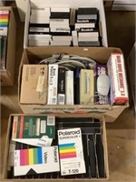 VHS tapes, computer games and cords