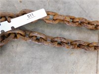 10 ft log chain w/2-hooks