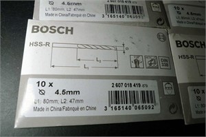 40 stk. HSS-R bor 4,5mm, Bosch