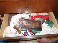 Everything in Middle left dresser drawer