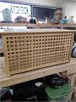 Wood storage/ toy box with lid