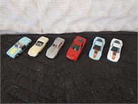 Lot of 6 Corvette Small Die-Cast Cars