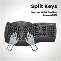 Wireless Ergonomic Split Keyboard