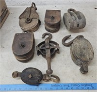 Wood pulleys