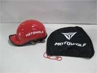 NWT Motowolf Classic Japan Retro Half Helmet