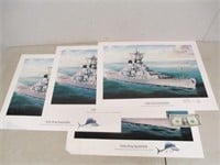 4 Don Irwin The Peacekeeper S/N Ship Prints -