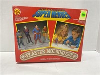 DC comics superheroes plaster mold set by toy