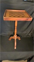 Antique Primitive Inlayed Game Table